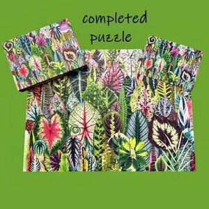 Galison Puzzle 1000 Pieces Houseplant Jungle Plant Lover Colorful COMPLETE